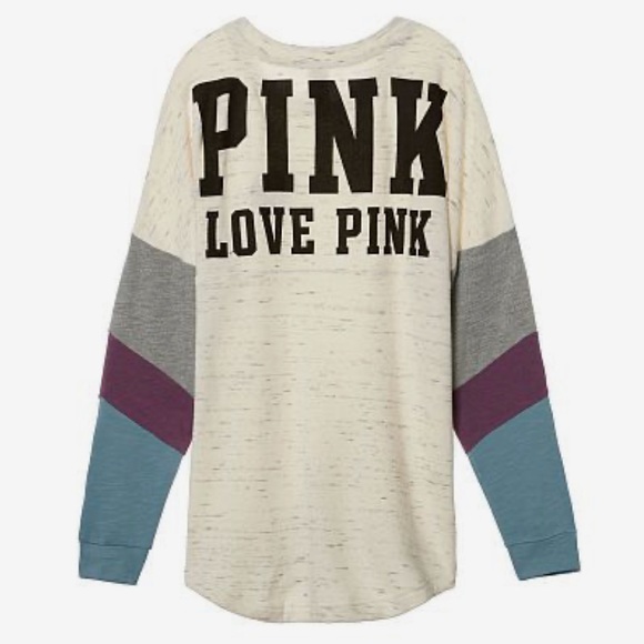 PINK Victoria's Secret Sweaters - Victoria’s Secret Pink Varsity Crew
